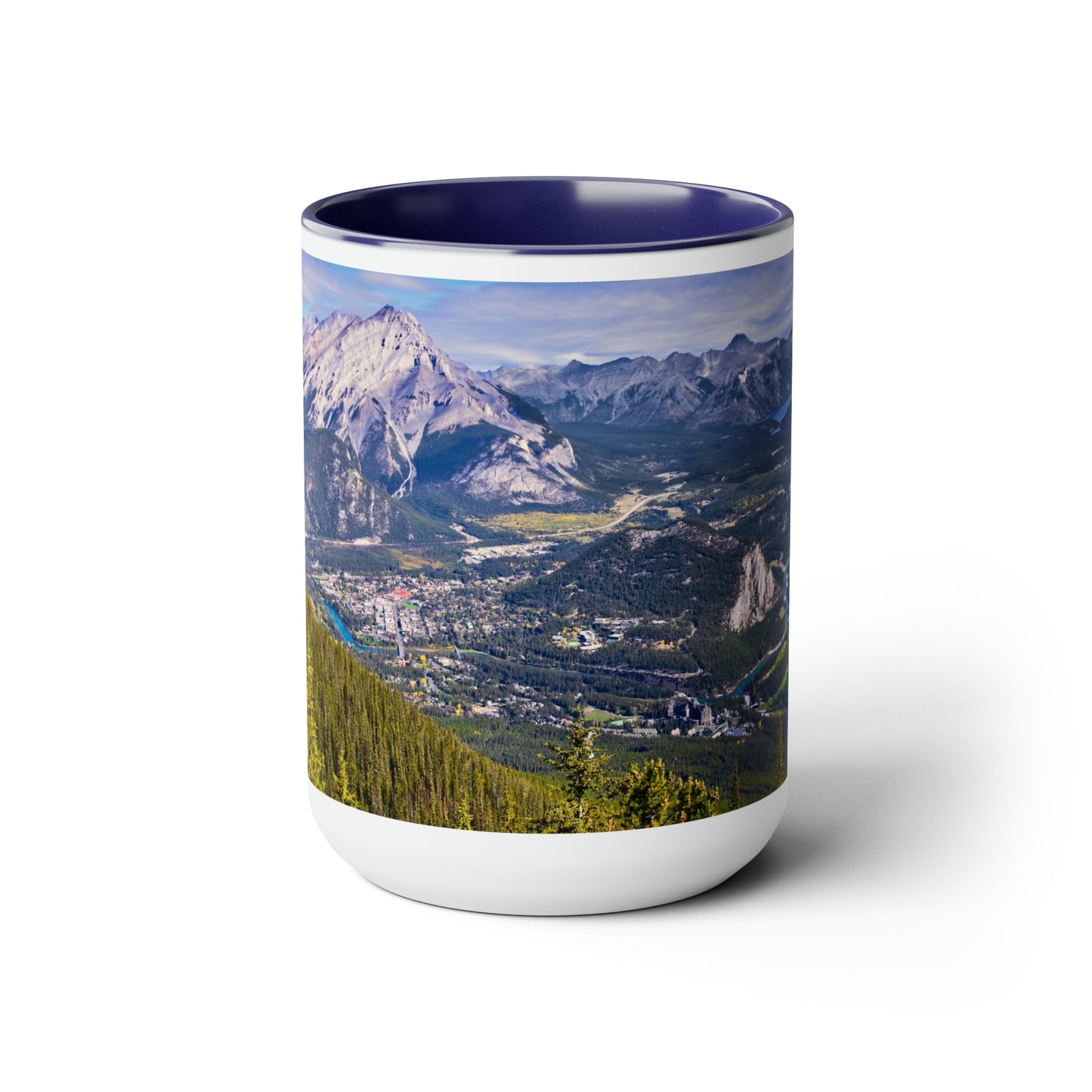 Accent Coffee Mugs, 15oz - Bow Valley Sulphur Mountain