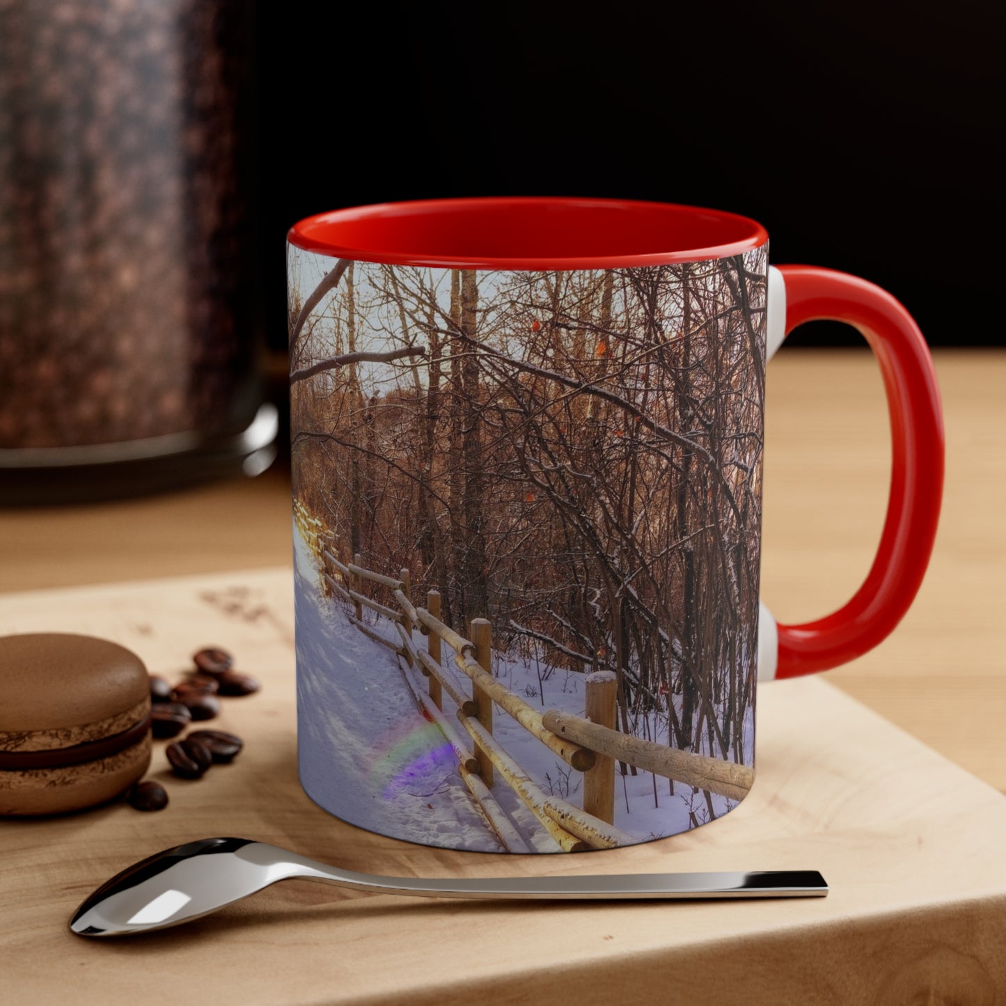 Accent Coffee Mug, 11oz - Riverdale Park Winter Forest