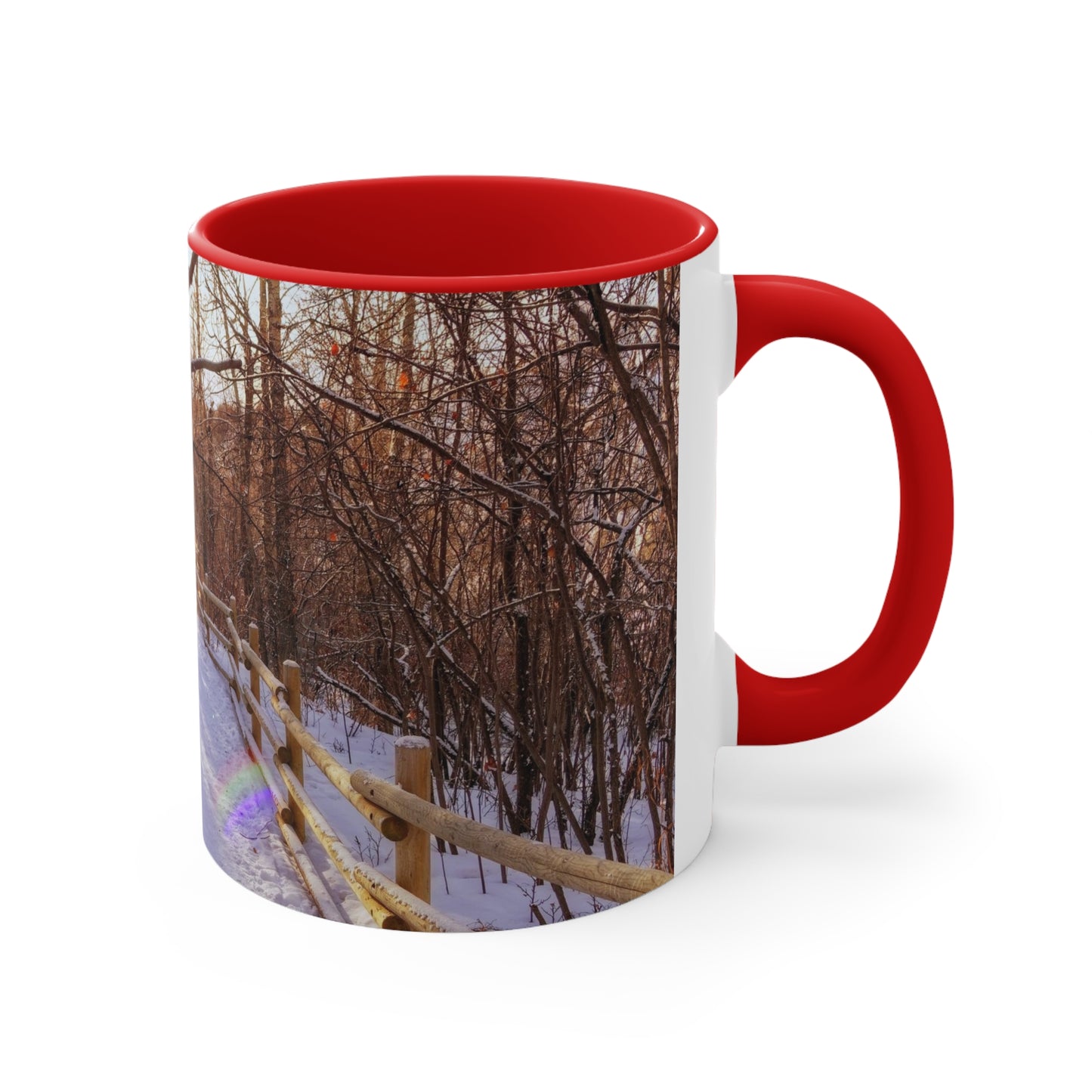 Accent Coffee Mug, 11oz - Riverdale Park Winter Forest