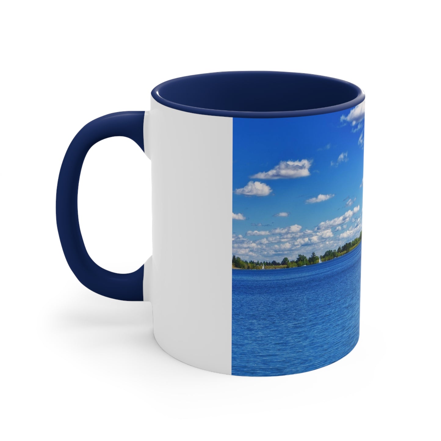 Accent Coffee Mug, 11oz - Glenmore Reservoir South Glenmore Park Summer