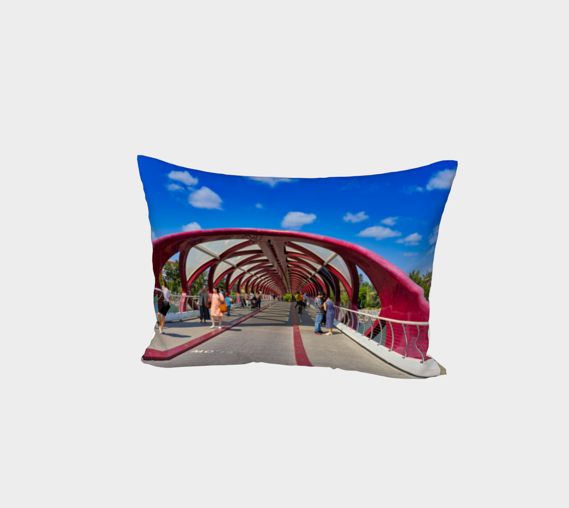 Bed Pillow Sham - Calgary Peace Bridge