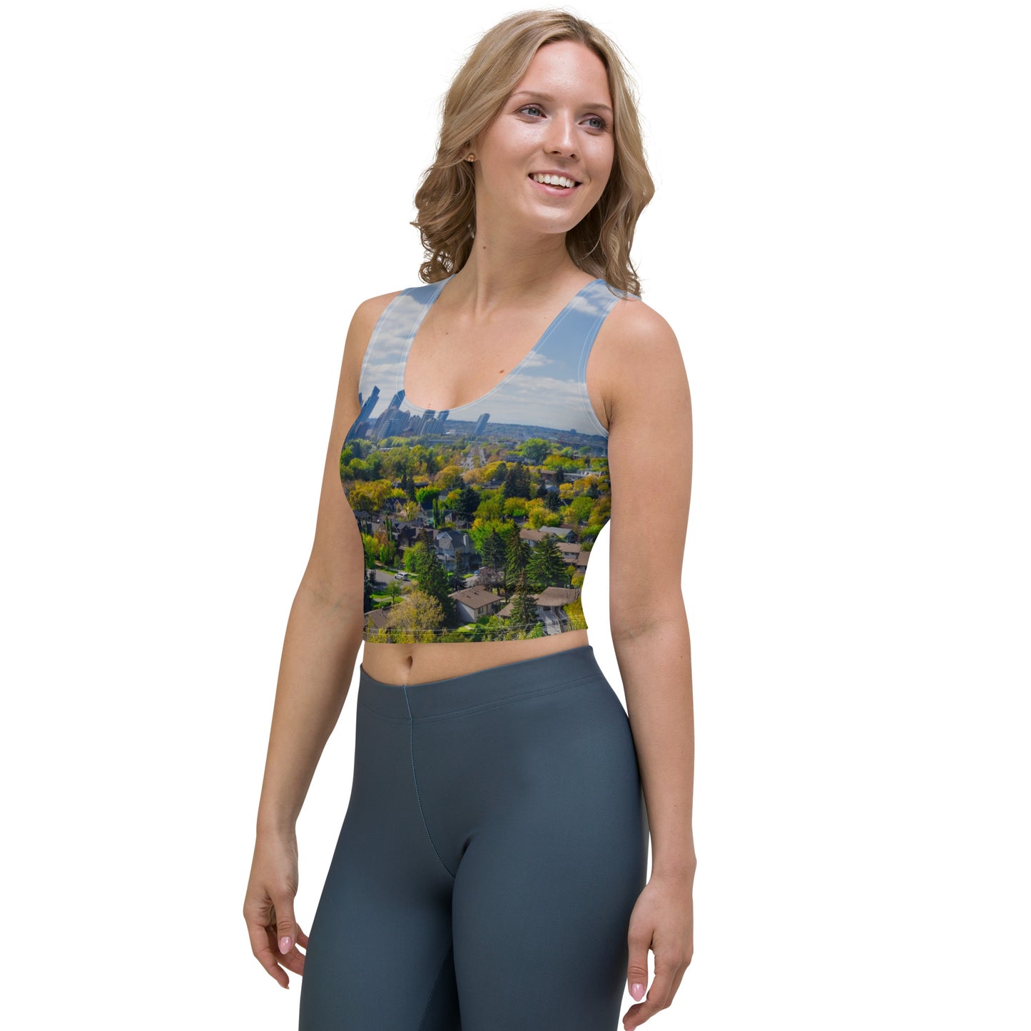 Women's All-Over Crop Top - McHugh Bluff Fall