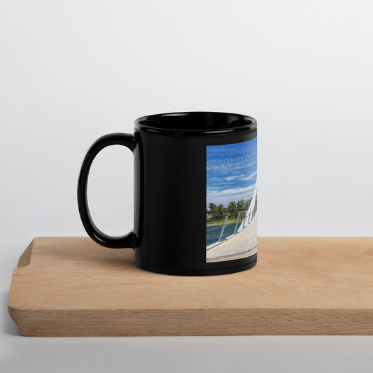 Black Glossy Mug - George C. King Bridge