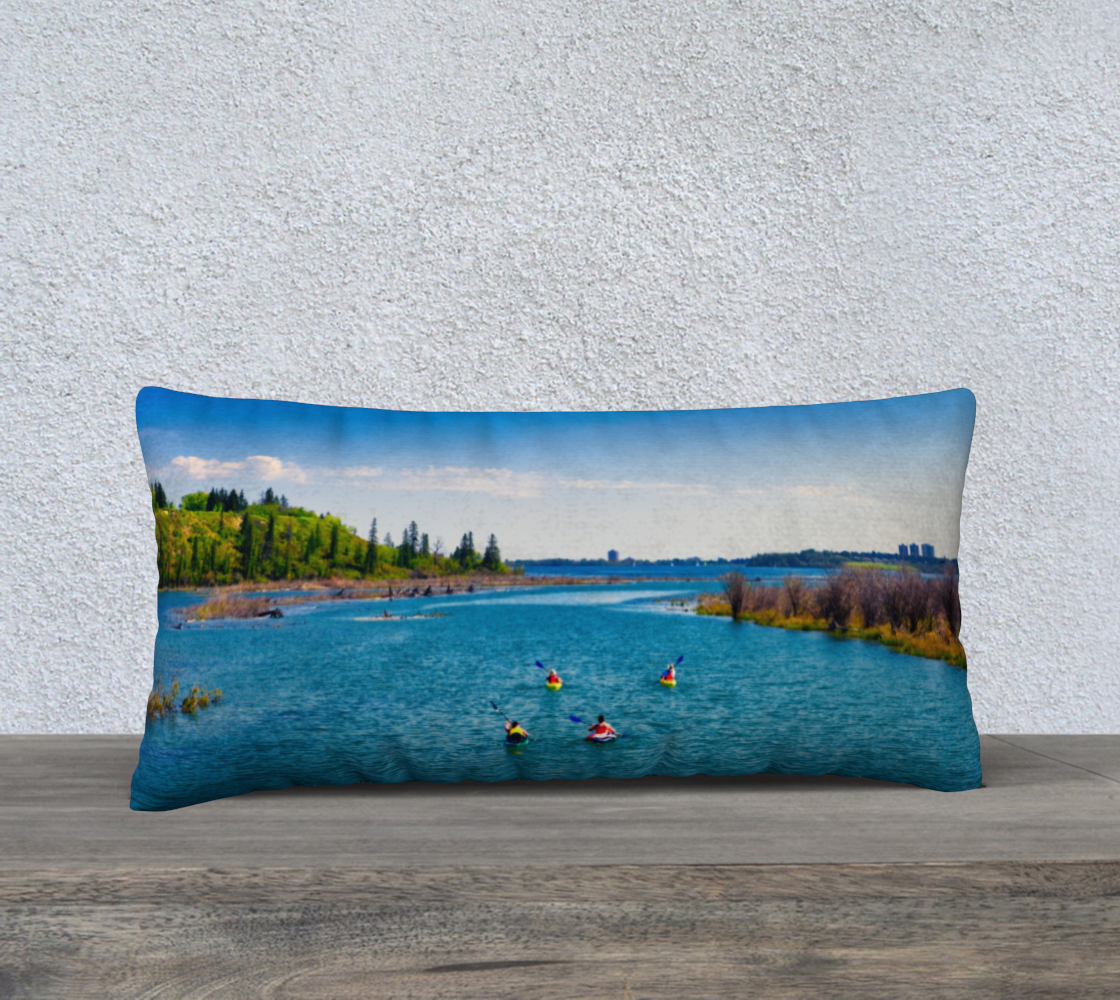 24x12 Pillow Case - Elbow River Weaselhead