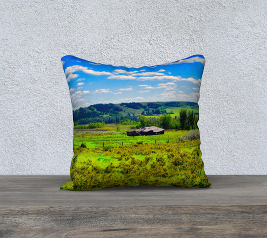 18x18 Pillow Case - Glenbow Ranch Provincial Park