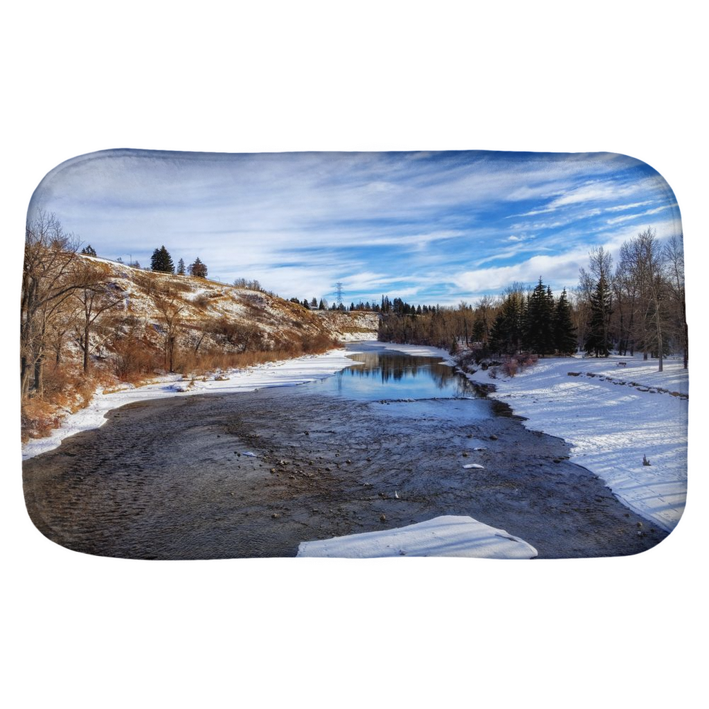 Bath Mats - Elbow River Sandy Beach Park and Riverdale Park Winter