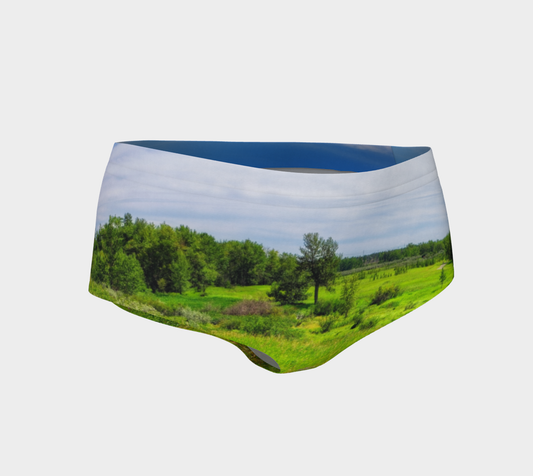 Women's Mini Shorts - Fish Creek Park Votier's Flats Meadow