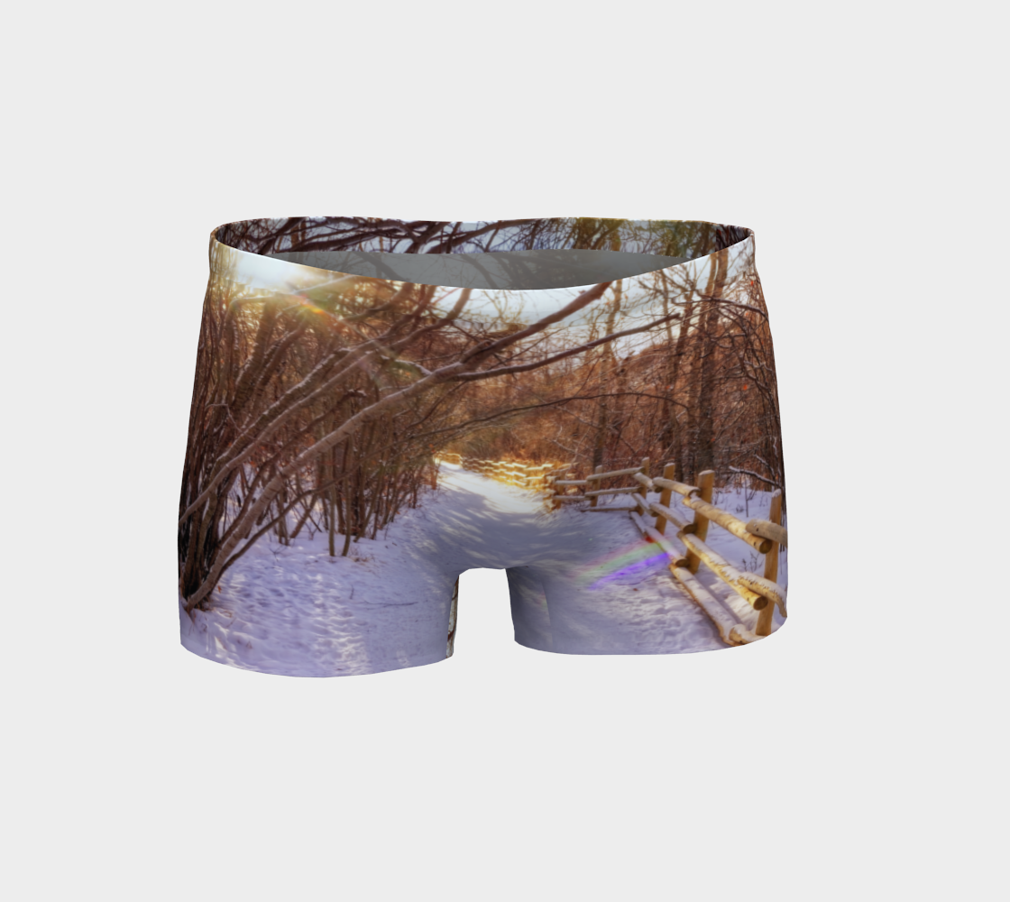 Women's Shorts - Riverdale Park Forest Winter