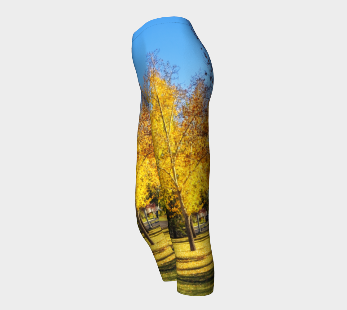 Women's Capris - Calgary in the Fall