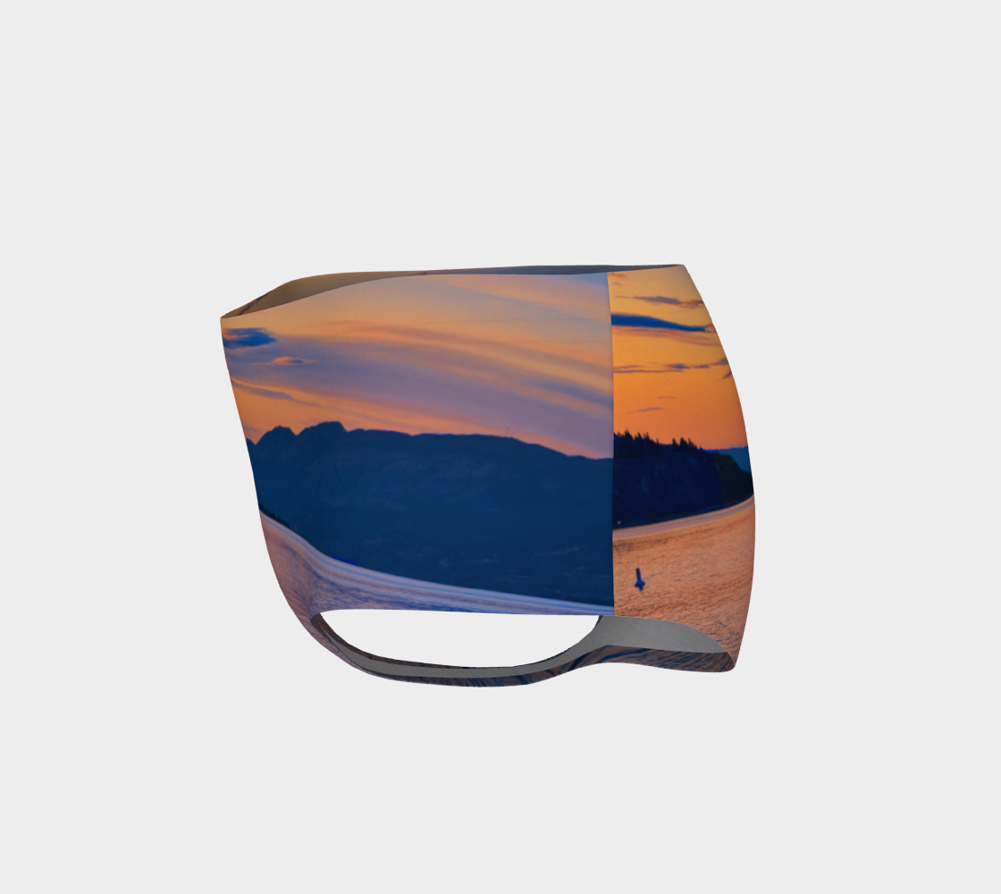 Women's Mini Shorts - Penticton Okanagan Lake Sunset