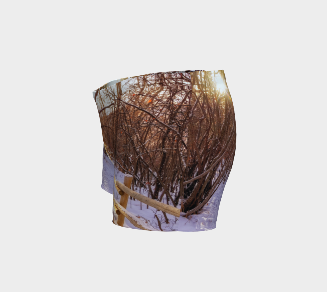 Women's Shorts - Riverdale Park Forest Winter