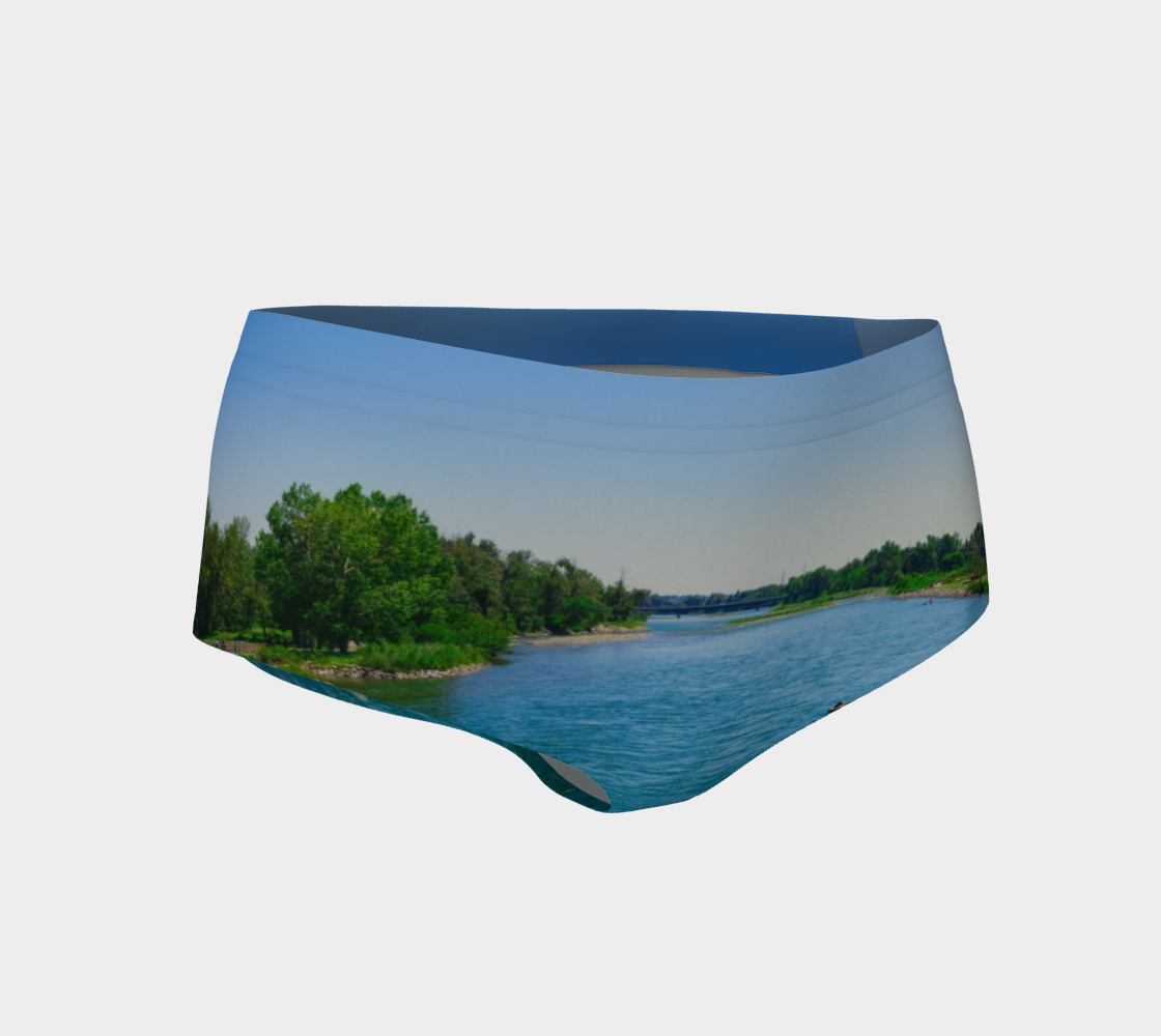 Women's Mini Shorts - Bow River George C. King Bridge