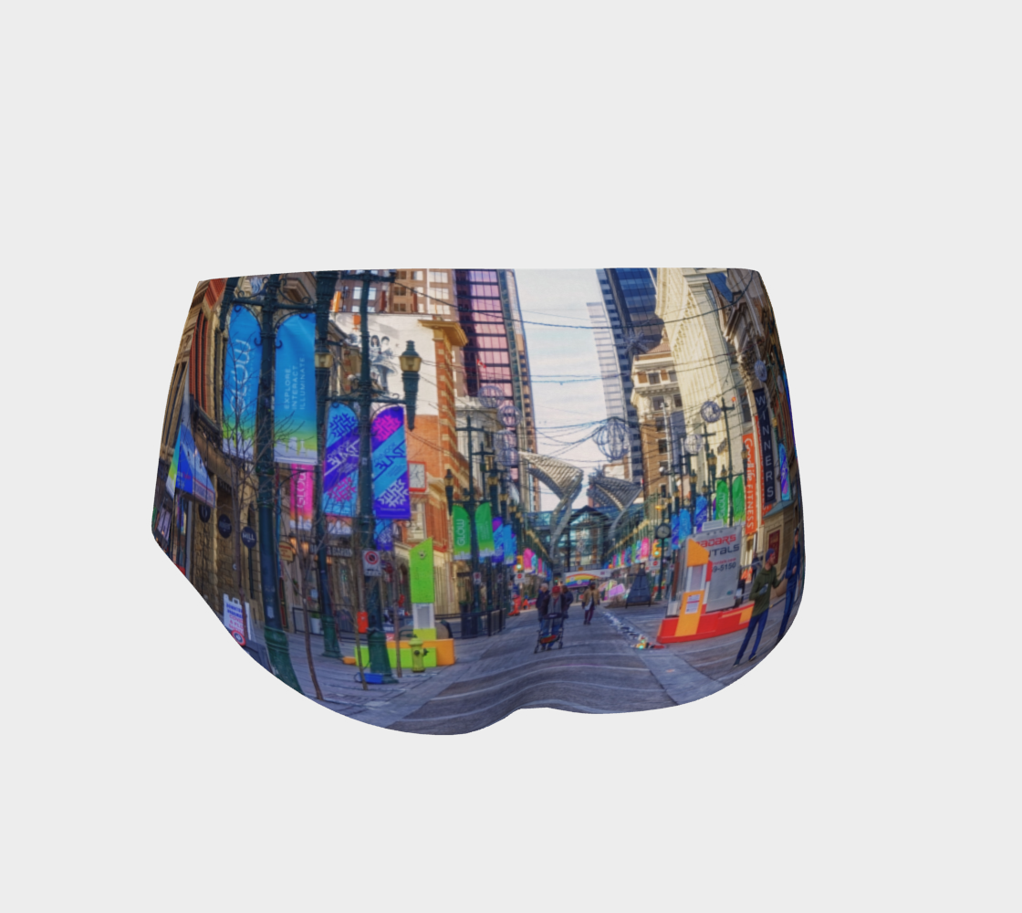 Women's Mini Shorts - Downtown Calgary Stephen Avenue