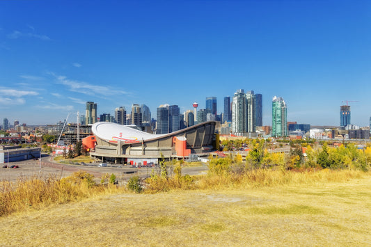 Downtown Calgary Skyline Scotsman's Hill Fall 1 Digital Download