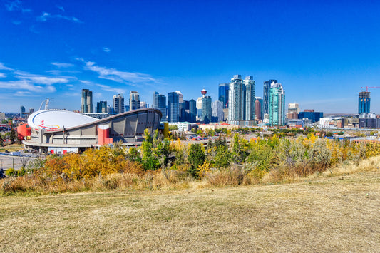 Downtown Calgary Skyline Scotsman's Hill Fall 2 Digital Download