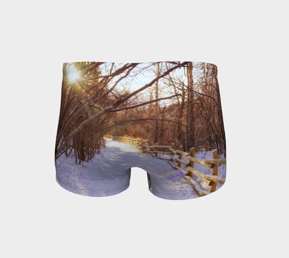 Women's Shorts - Riverdale Park Forest Winter