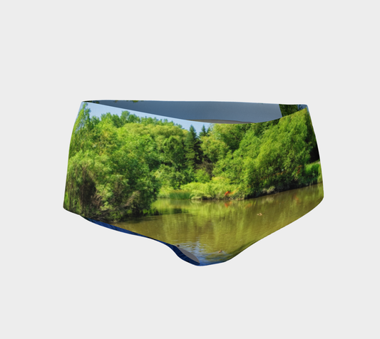 Women's Mini Shorts - Confederation Park Pond