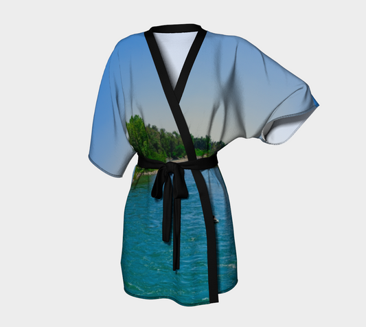 Kimono Robe - Bow River George C. King Bridge