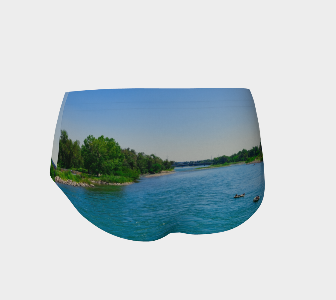 Women's Mini Shorts - Bow River George C. King Bridge